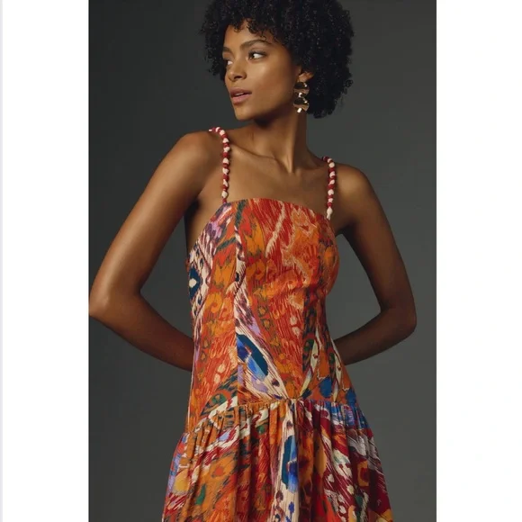 Farm Rio x Anthropologie Spliced Bare Midi Dress - Picture 3 of 8